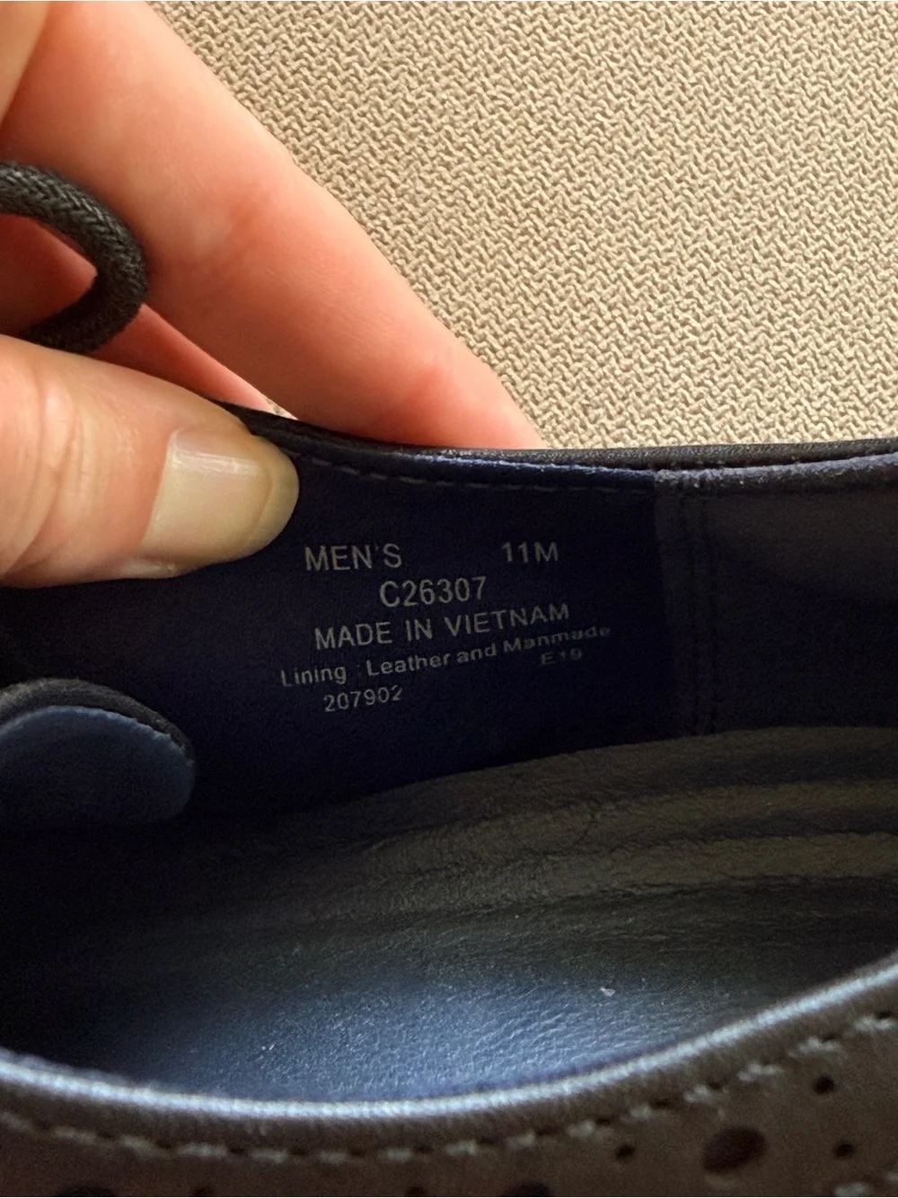 Men’s Cole Haan Black Leather Original Grand Evolution Oxford